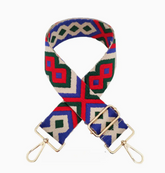 Green/Red Boho Crossbody Strap